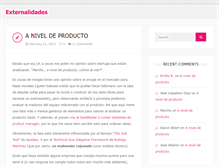 Tablet Screenshot of externalidades.net